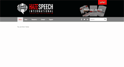 Desktop Screenshot of hate-speech.org