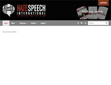 Tablet Screenshot of hate-speech.org